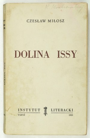 C. MILOSZ - The Valley of the Issa. 1955. 1st ed.