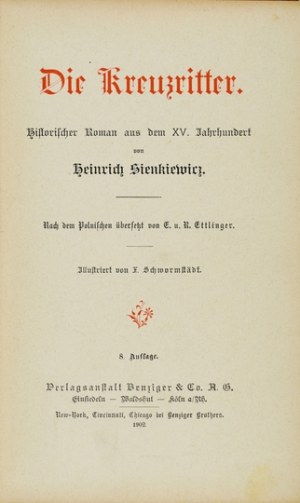 SIENKIEWICZ H. - German edition of 