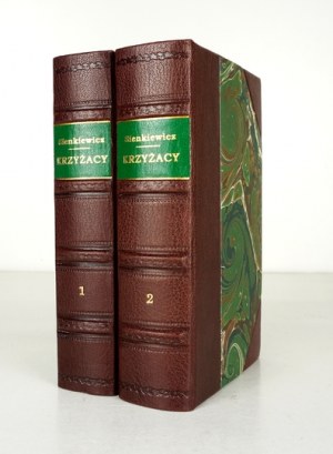 SIENKIEWICZ H. - Krzyżacy. T. 1-4. Warsaw 1900. first edition of 