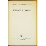 ZECHENTER Witold – Wiersze wybrane. 1967. Dedykacja autora.