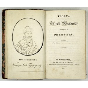 F. Ząbkowski's first Polish printing manual. 1832.