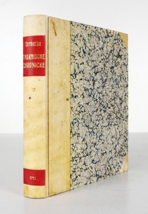 Zernecke J. H. - Kronika toruńska (po niemiecku) w pierwszym wydaniu z 1711.