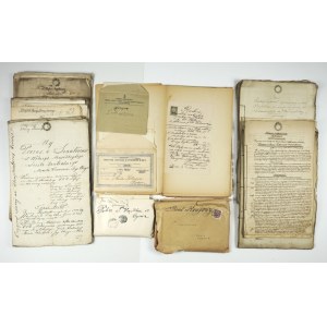 Dokumenty (ok. 590 szt.) Hotelu Pollera w Krakowie z l. 1834-1902