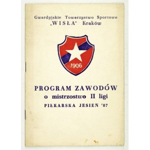 [SPORT 2]. Ulotka wydana z okazji 60-lecia T.S. Wisła Kraków i zaproszenie na imprezy jubileuszowe z 1966.