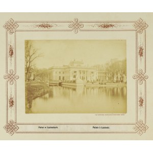 BRANDEL Konrad - Warsaw - Łazienki Palace - view photograph. [l. 80s of the 19th century]. Photograph form. 10,...
