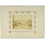 BRANDEL Konrad - Warsaw - Łazienki Palace - view photograph. [l. 80s of the 19th century]. Photograph form. 10,...