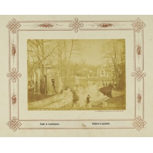 BRANDEL Konrad - Warszawa - Teatr w Łazienkach - fotografia widokowa. [l. 80. XIX w.]. Fotografia form. 10,...