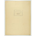 BULHAK Jan - [Czombrów Manor]. [1914/l. 1930s]. Photograph form. 15,9x11,...