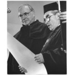 [DYPLOMACJA - kanclerz Helmut Kohl podczas odbierania tytułu doktora honoris causa nadanego mu przez Katolicki Uniwersyt...