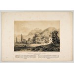 [DOBROMIL]. Dobromil on the river Wyrwa. (Galicia). Lithograph on tint. 1880.