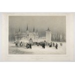 [KRAKÓW]. Vue de la Porte de St. Florian. Litografia. ca 1850.
