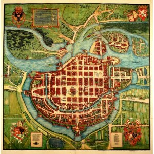 [WROCŁAW]. Bresslaw. Plan barwny. 1929.