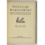 PRZEGLĄD Warszawski. 1921-1925. Komplet wydawniczy pisma.