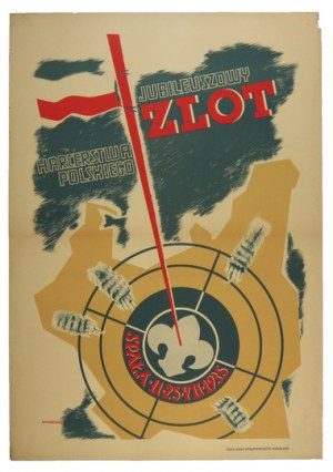MODZELEWSKI R. - Jubileuszowy Zlot Harcerstwa Polskiego. Spała, 11-25 VII 1935. 1935.