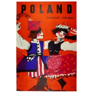 ŚWIERZY Waldemar - Poland. Krakowiak - folk-dance. 1962.