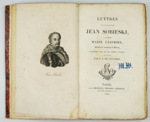 Letters of John III Sobieski to Marysieńka (in French). Paris 1826.