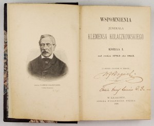 Kolaczkowski K. - Memoirs of a general. Book 1-5. Krakow 1898-1901.