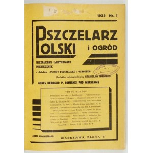 PSZCZELARZ Polski i Ogród. R. 4: 1933.