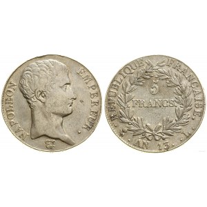 France, 5 francs, AN 13 / L (1804-1805), Bayonne