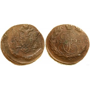 Russland, 5 Kopeken, 1772 EM, Jekaterinburg
