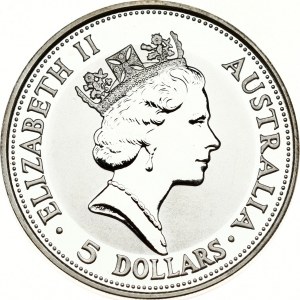 Australia 5 Dollars 1991 Australian Kookaburra