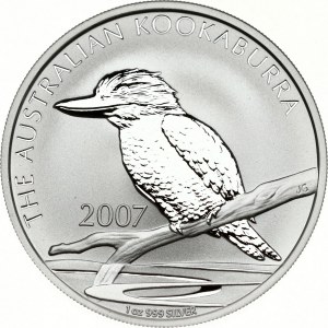 Australia 1 Dollar 2007 P Australian Kookaburra