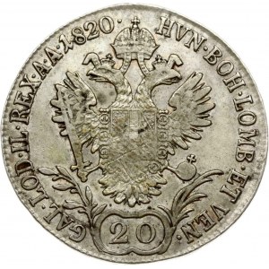 Austria 20 Kreuzer 1820 A