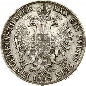 Austria Taler 1858 M