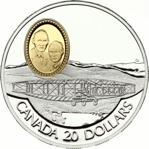 Canada 20 Dollars 1991 Silver Dart