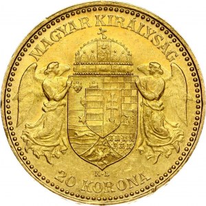 Hungary 20 Korona 1892 KB