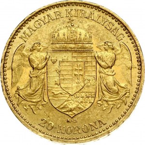 Hungary 20 Korona 1897 KB