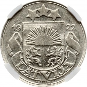Latvia 50 Santimu 1922 NGC MS 61