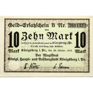 Konigsberg 10 Mark 1918