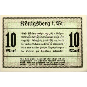 Konigsberg 10 Mark 1918