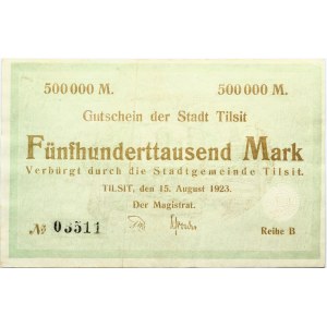 Tilsit 500 000 Mark 1923