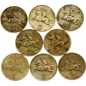 Lithuania 10 Centu 1925 Lot of 8 Coins