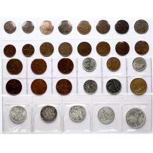 Lithuania 5 Centai - 5 Litai 1925-1936 and other Baltic coins Set Lot of 33 coins
