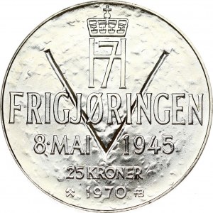Norway 25 Kroner 1970 Liberation