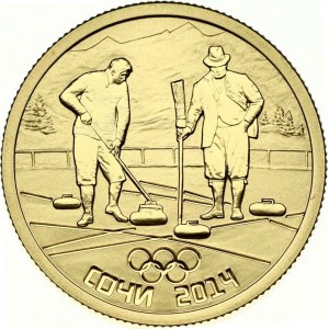 50 Roubles 2014 Sochi Winter Olympics Curling