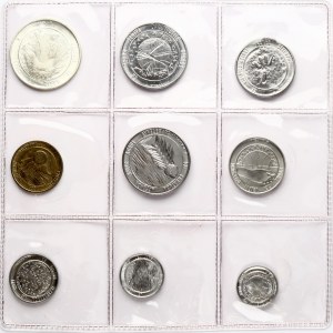 San Marino 1 - 500 Lire 1977 Set Lot of 9 coins
