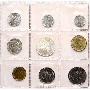San Marino 1 - 500 Lire 1979 Set Lot of 9 coins