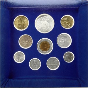 San Marino 1 - 1000 Lire 1993 Set Lot of 10 Coins