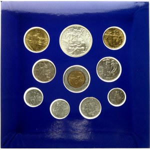 San Marino 1 - 1000 Lire 1994 Set Lot of 10 Coins