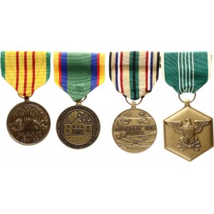 USA Service Medals ND Lot of 4 pcs