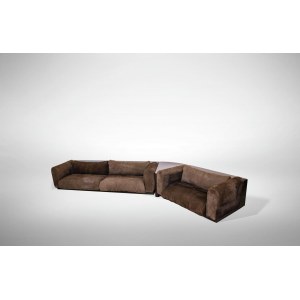 Vintage Sofa Gradual Lounge, Top Rare sofa, designed by Cini Boeri for Knowll Gavina in 1970. A totally innovative modular system, which soon became iconic in 1970s and 1980s, and it is now considered a classic masterpiece of industrial design.