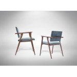 Set of 2 rosewood chairs model Luisa, Set of 2 rosewood chairs model Luisa made by Albini for Cassina in the 1950s. Original velvet upholstery.