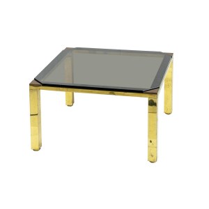 Brass table, Beautiful vintage table made entirely of brass with glass top.