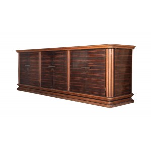Vintage sideboard, Vintage sideboard made entirely of wood. Side doors and drawers in the central part.