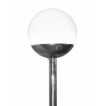 Vintage floor lamp, Vintage floor lamp realized in chromed steel and glass by Pia Guidotti.
