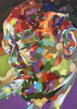 Monika Łakomska, Charlie Parker Abstract, 2019